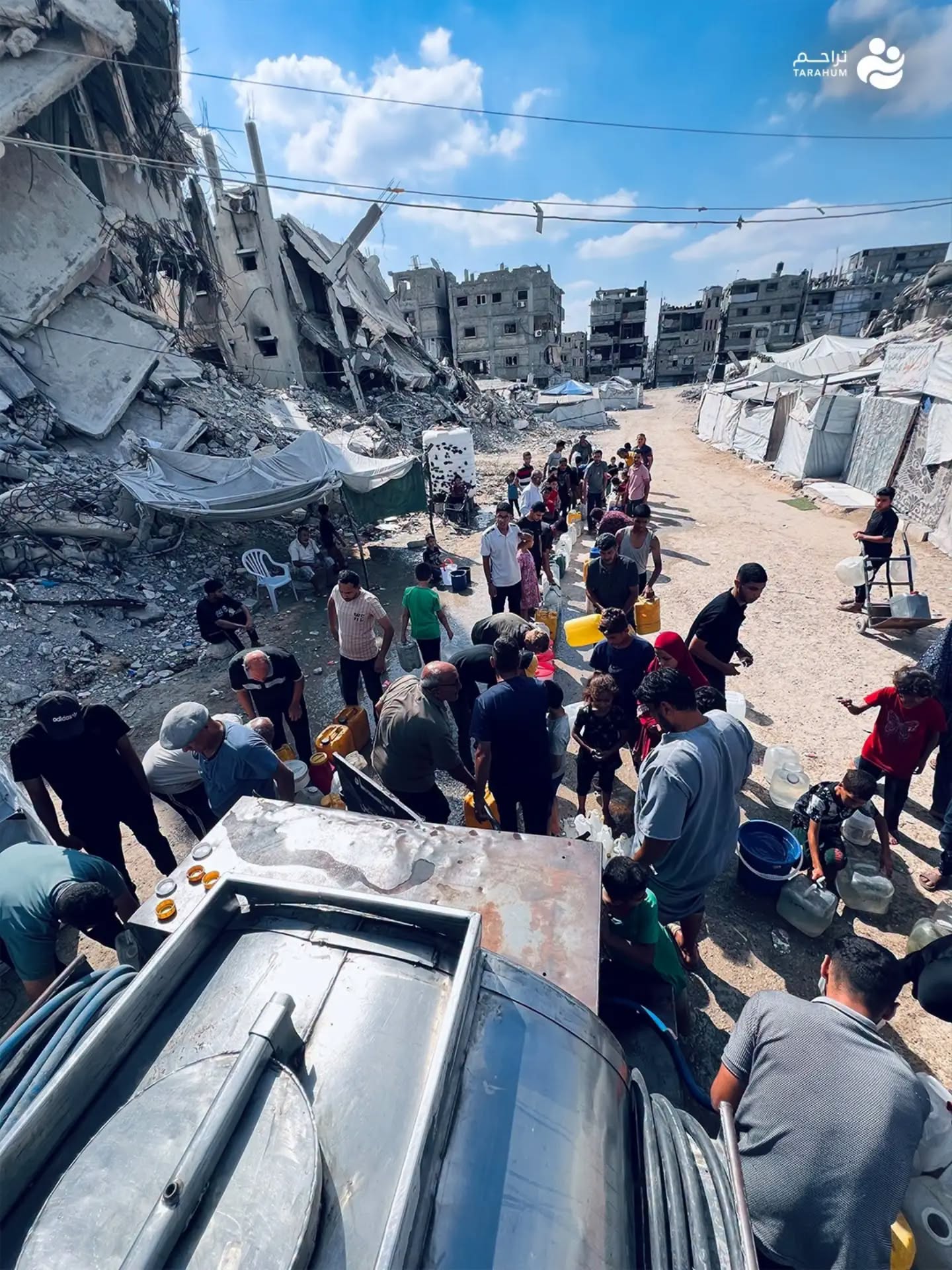 Gazze'de Binlerce Aile Su Temini Projesinden Faydalanıyor