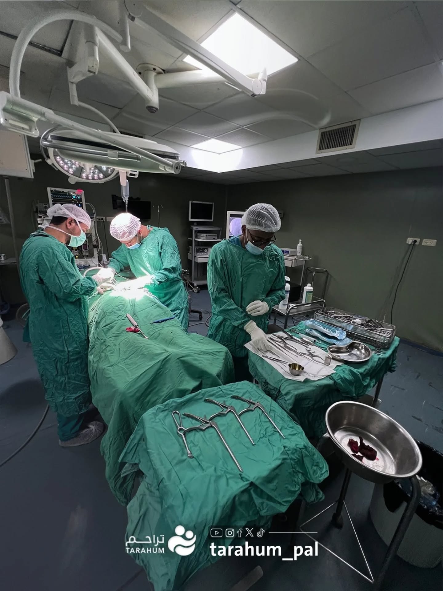 Tarahum is implementing a surgical operations project in the Gaza Strip to alleviate the suffering of patients.